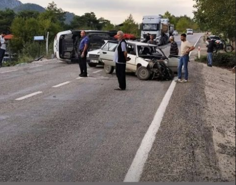 Feke-Kozan Karayolunda Kaza: Bir Bebek ve Üç Kişi Yaralandı