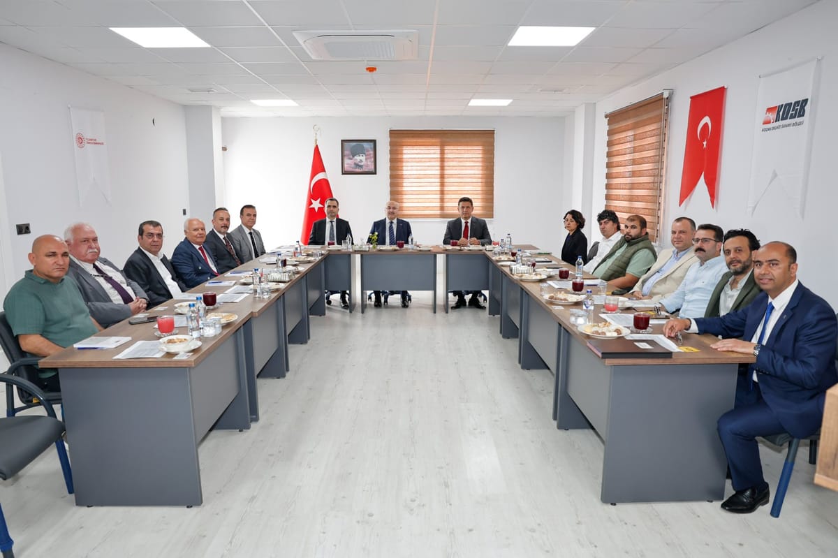Kozan OSB Müteşebbis Heyet Toplantısı Vali Köşger Başkanlığında Gerçekleştirildi