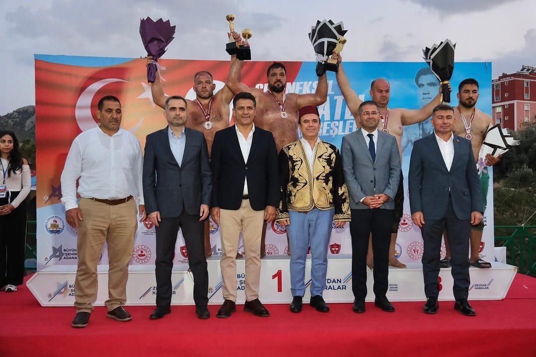 Kozan'da Düzenlenen 9. İsmet Atlı Güreşlerinin Başpehlivanı Recep Kara Oldu!