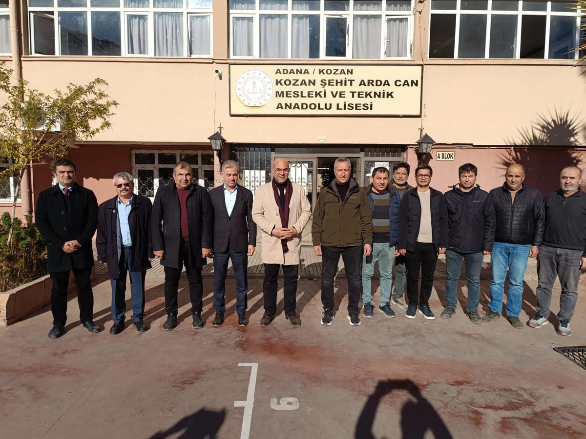 İl Milli Eğitim Müdürü Mehmet Nurettin Aras Kozan'da İncelemelerde Bulundu