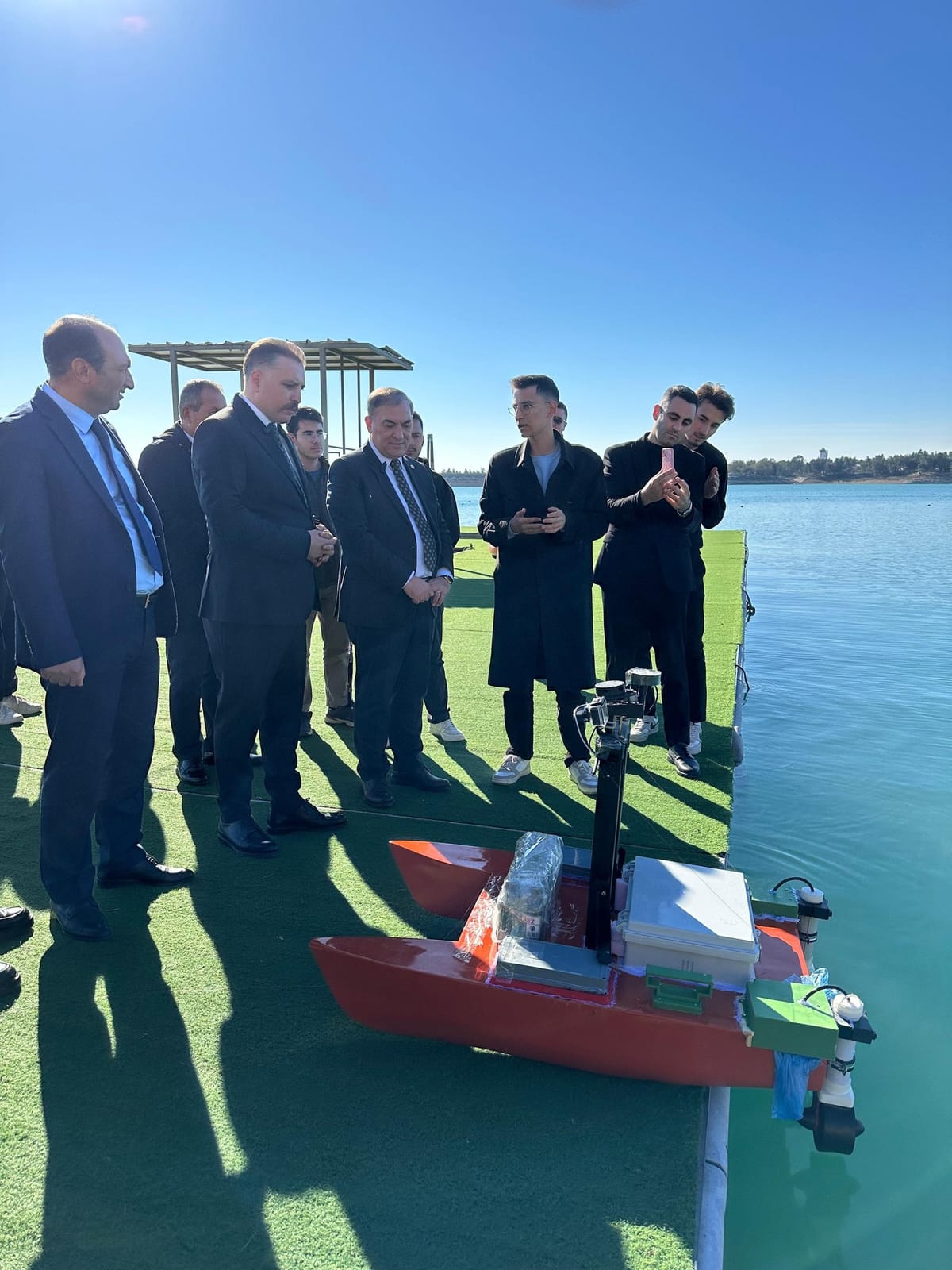 ATÜ’nün İnsansız Deniz Aracı "Ertuğrul" Seyhan Gölü’nde Test Edildi