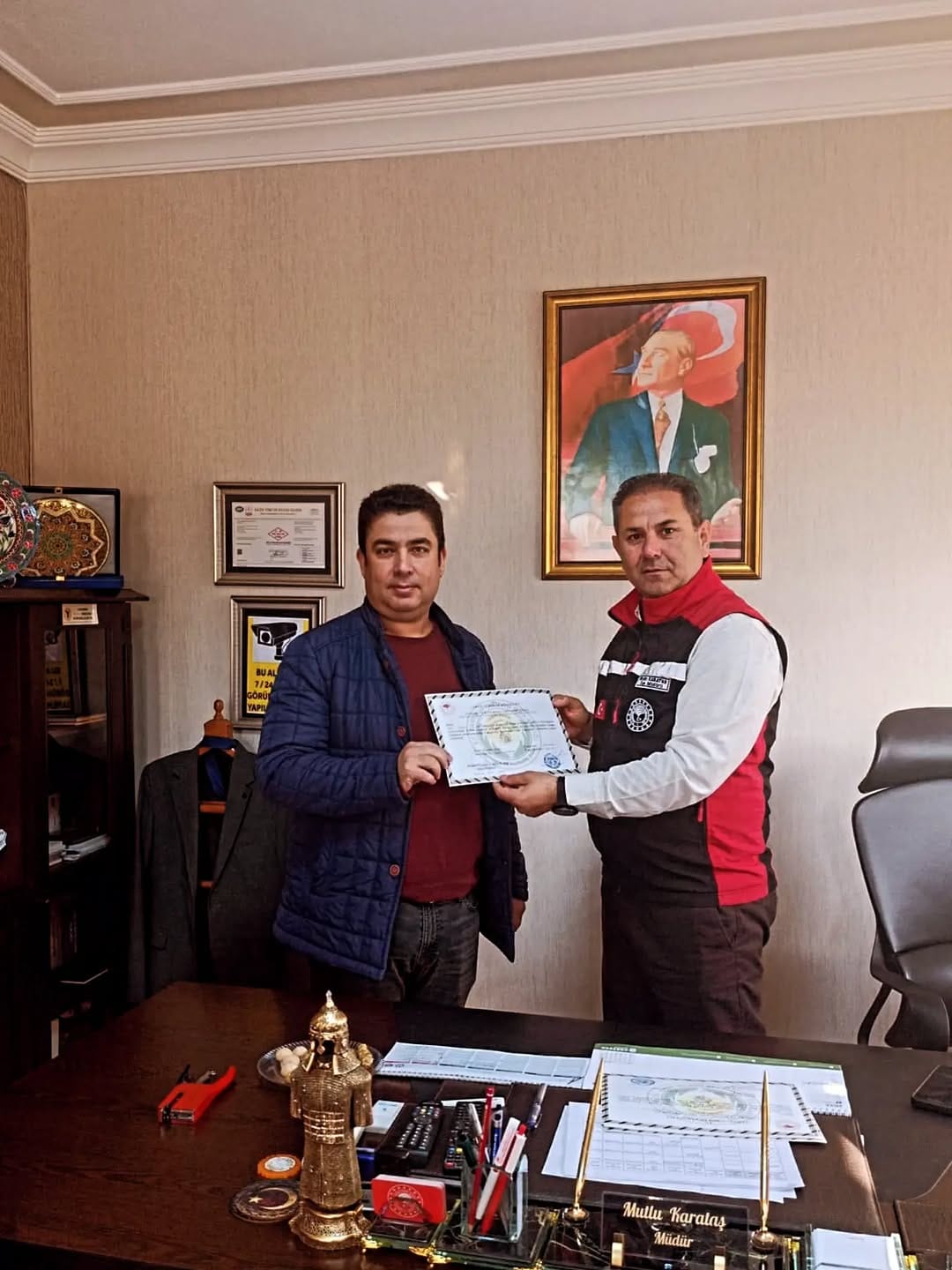 İlçe Tarım Müdürlüğü’nden Kalıntısız Üretim Yapanlara Belge