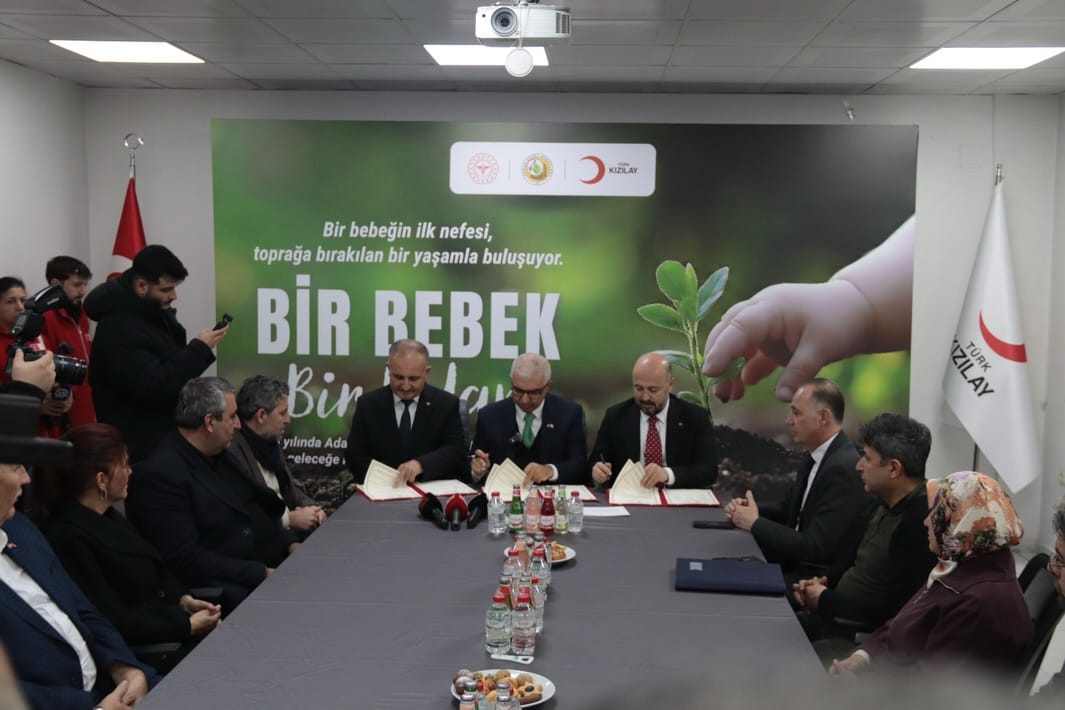 Adana'da Her Yeni Doğan Bebek İçin Bir Fidan!