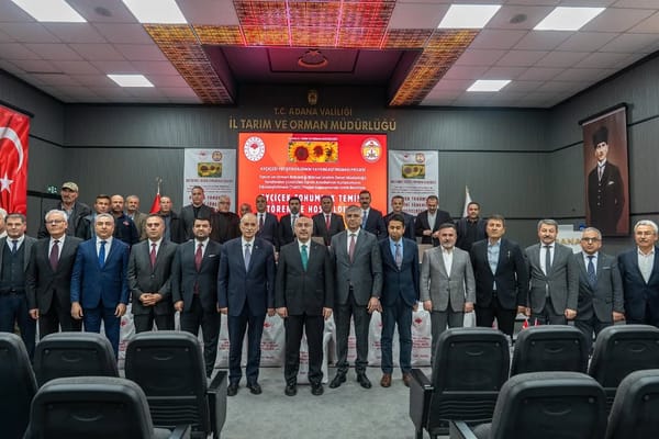 TAKE Projesi Kapsamında Adana’da Üreticiye Ayçiçeği Tohumu Desteği Başladı